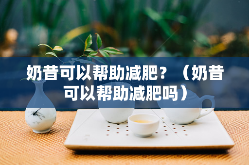 奶昔可以帮助减肥？（奶昔可以帮助减肥吗）