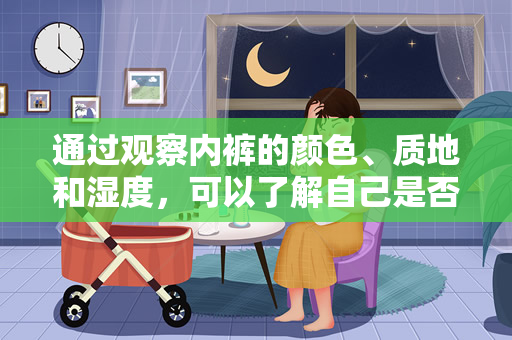 通过观察内裤的颜色、质地和湿度，可以了解自己是否处于排卵期（如何判断自己是否处于排卵期）