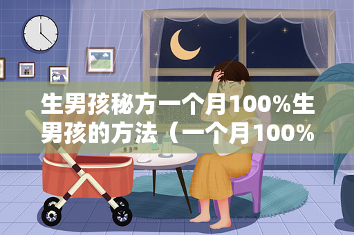 生男孩秘方一个月100%生男孩的方法（一个月100%生男孩秘方）