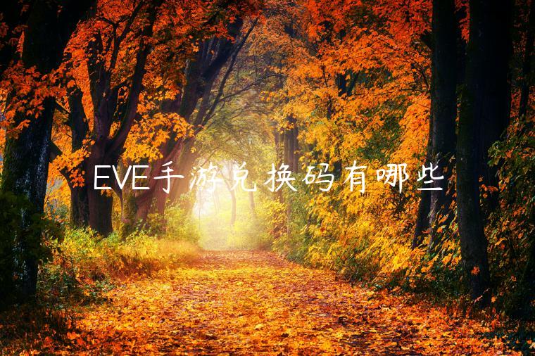 EVE手游兑换码有哪些