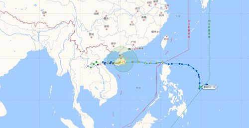 最新台风路径图(今年第6号台风最新消息2023)